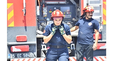 İzmir İtfaiyesi Çeşme’nin dört bir yanında görev başında